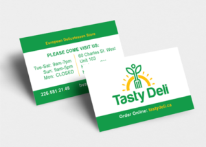 Tasty Deli Business Card