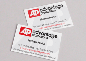 Advantage Promotions Business Card